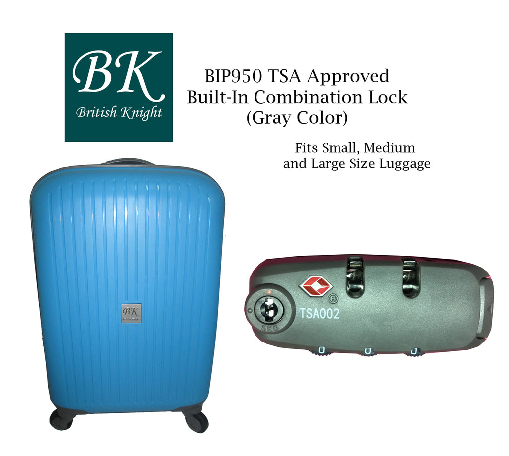 BIP950 TSA Approved Built-In Combination Lock