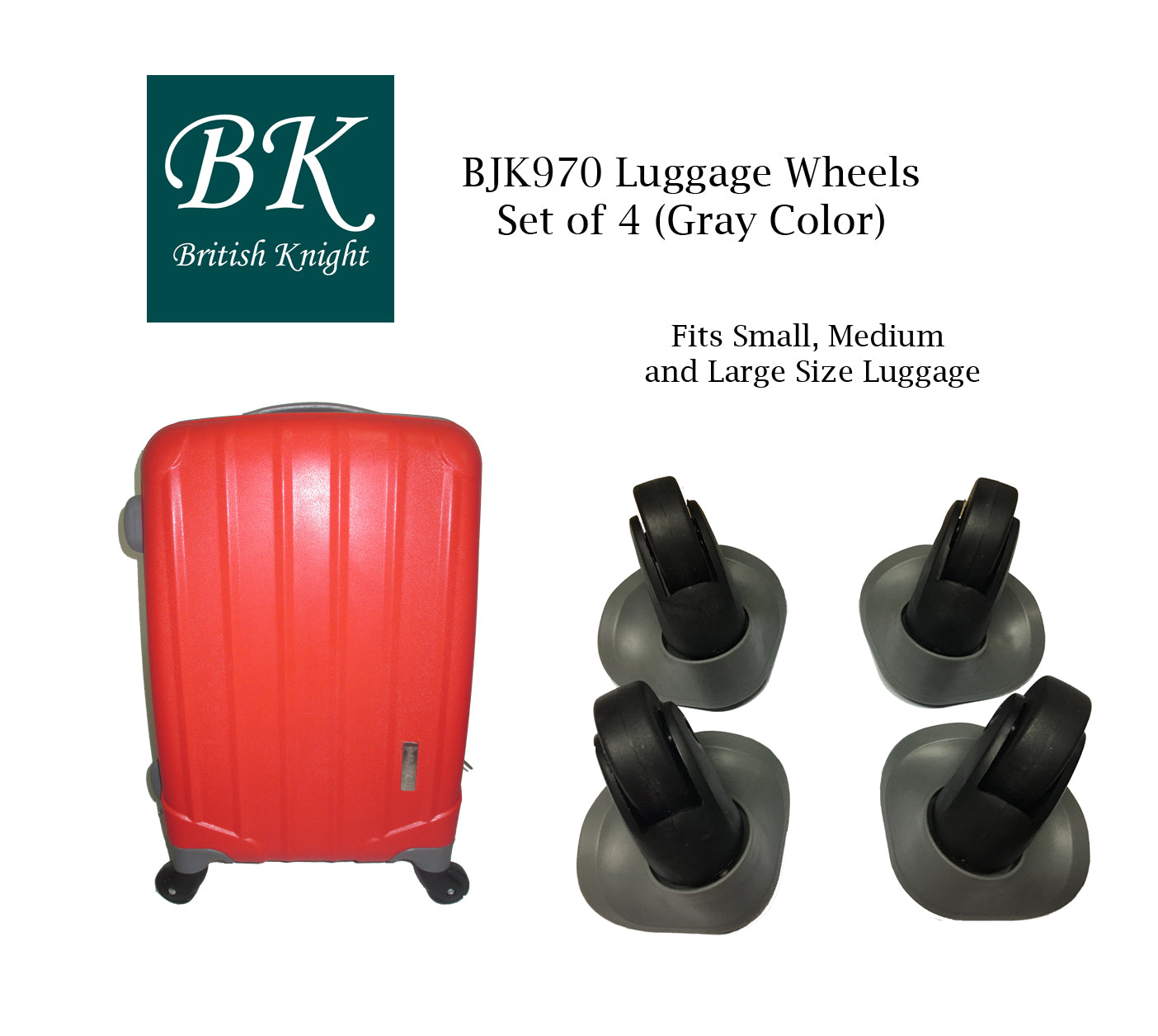 BJK970 Set of 4 Wheels